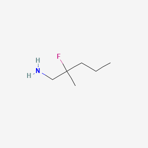 molecular formula C6H14FN B1471337 2-Fluoro-2-methylpentan-1-amine CAS No. 1566506-97-5