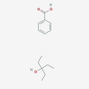 molecular formula C14H22O3 B14713383 Benzoic acid;3-ethylpentan-3-ol CAS No. 23293-74-5