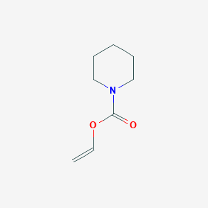 molecular formula C8H13NO2 B14713526 Ethenyl piperidine-1-carboxylate CAS No. 13051-68-8
