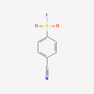 molecular formula C7H4FNO2S B1471354 4-Cyanobenzene-1-sulfonyl fluoride CAS No. 33719-37-8