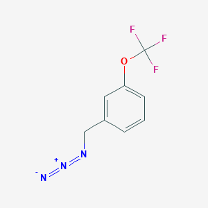 molecular formula C8H6F3N3O B1471355 1-(Azidomethyl)-3-(trifluoromethoxy)benzene CAS No. 620533-85-9