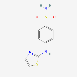 molecular formula C9H9N3O2S2 B14713561 Benzenesulfonamide, 4-(2-thiazolylamino)- CAS No. 20278-06-2