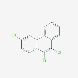 molecular formula C14H7Cl3 B1471357 3,9,10-三氯菲 CAS No. 800409-57-8