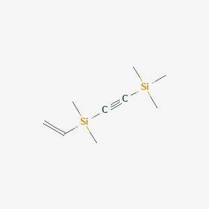 molecular formula C9H18Si2 B14713574 Ethenyl(dimethyl)[(trimethylsilyl)ethynyl]silane CAS No. 22843-64-7