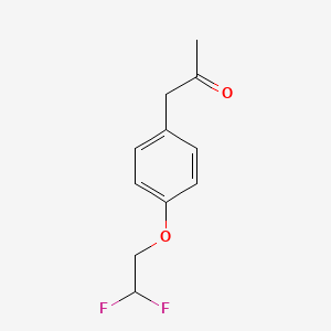 B1471371 1-[4-(2,2-Difluoroethoxy)-phenyl]-propan-2-one CAS No. 1553316-34-9