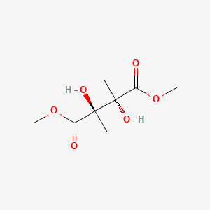 molecular formula C8H14O6 B14713726 dimethyl (2R,3S)-2,3-dihydroxy-2,3-dimethylbutanedioate CAS No. 15309-47-4