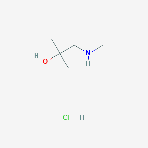 molecular formula C5H14ClNO B1471373 2-Methyl-1-(methylamino)-2-propanol hydrochloride CAS No. 866224-55-7