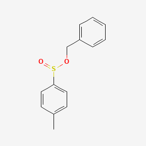 molecular formula C14H14O2S B14713744 Benzyl 4-methylbenzenesulfinate CAS No. 13146-13-9