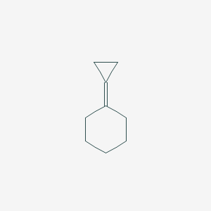 molecular formula C9H14 B14713786 Cyclopropylidenecyclohexane CAS No. 14114-06-8