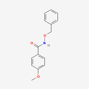 molecular formula C15H15NO3 B14713819 Benzamide, 4-methoxy-N-(phenylmethoxy)- CAS No. 22426-89-7