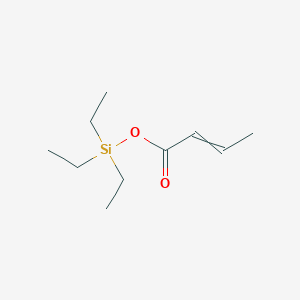 molecular formula C10H20O2Si B14713913 Triethylsilyl but-2-enoate CAS No. 17985-52-3