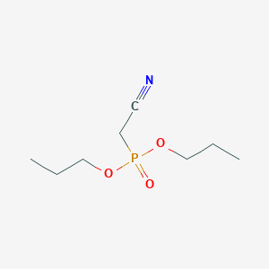 molecular formula C8H16NO3P B14714022 Dipropyl (cyanomethyl)phosphonate CAS No. 21658-94-6