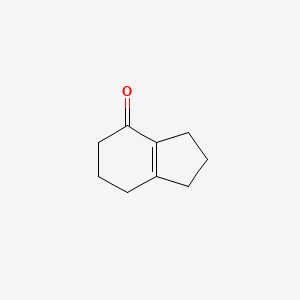 molecular formula C9H12O B14714054 1,2,3,5,6,7-Hexahydro-inden-4-one CAS No. 22118-01-0