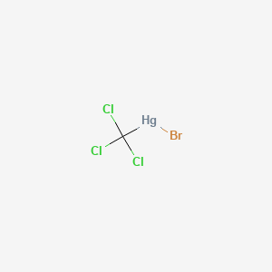 molecular formula CBrCl3Hg B14714081 Bromo(trichloromethyl)mercury CAS No. 20464-26-0