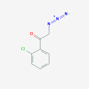 molecular formula C8H6ClN3O B1471410 2-Azido-1-(2-chlorophenyl)ethan-1-one CAS No. 848902-17-0