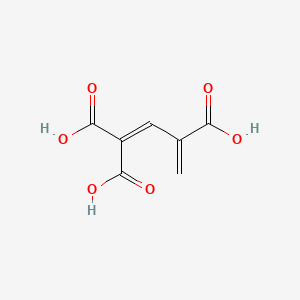 molecular formula C7H6O6 B14714113 Buta-1,3-diene-1,1,3-tricarboxylic acid CAS No. 15102-06-4