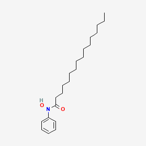 molecular formula C22H37NO2 B14714185 N-hydroxy-N-phenylhexadecanamide CAS No. 13663-55-3