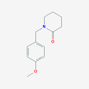 molecular formula C13H17NO2 B147142 1-(4-甲氧基苄基)哌啶-2-酮 CAS No. 128773-73-9
