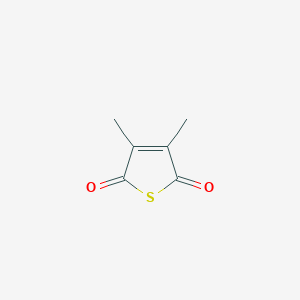 molecular formula C6H6O2S B14714282 2,5-Thiophenedione, 3,4-dimethyl- CAS No. 10547-83-8