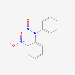 molecular formula C12H9N3O3 B14714300 N-(2-Nitrophenyl)-N-phenylnitrous amide CAS No. 21565-15-1