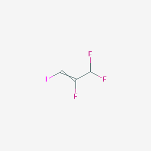 molecular formula C3H2F3I B1471439 2,3,3-Trifluoro-1-iodoprop-1-ene CAS No. 1170994-64-5