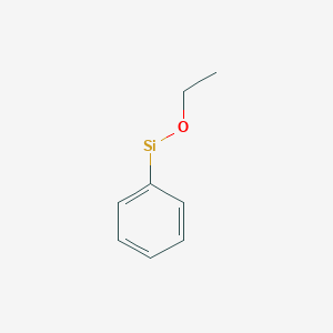 molecular formula C8H10OSi B14714398 Ethoxyphenylsilane 
