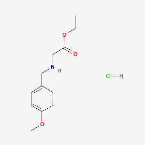Ethyl 2-((4-methoxybenzyl)amino)acetate hydrochloride