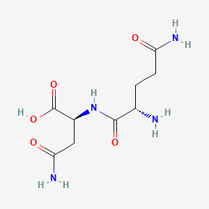 molecular formula C9H16N4O5 B14714417 L-Glutaminyl-L-asparagine CAS No. 14608-79-8
