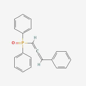 molecular formula C21H17OP B14714489 Oxo(diphenyl)(3-phenylpropadienyl)-lambda~5~-phosphane CAS No. 20700-46-3