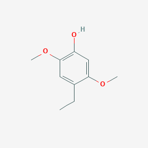 molecular formula C10H14O3 B14714532 4-Ethyl-2,5-dimethoxyphenol CAS No. 20844-87-5