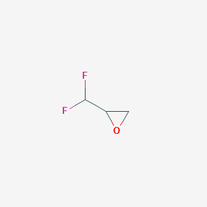molecular formula C3H4F2O B1471456 2-(Difluoromethyl)oxirane CAS No. 503-10-6