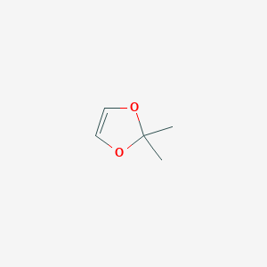 molecular formula C5H8O2 B14714570 1,3-Dioxole, 2,2-dimethyl- CAS No. 22945-10-4