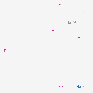 molecular formula F6NaTa B14714576 Sodium tantalum(5+) fluoride (1/1/6) CAS No. 17456-13-2