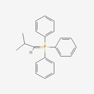 molecular formula C22H23P B14714607 Phosphorane, (2-methylpropylidene)triphenyl- CAS No. 21960-27-0