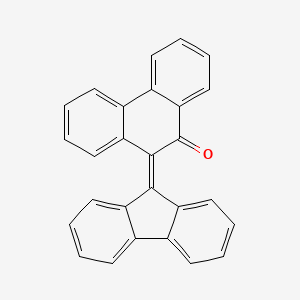 molecular formula C27H16O B14714614 10-(9h-Fluoren-9-ylidene)phenanthren-9(10h)-one CAS No. 22648-87-9