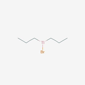 molecular formula C6H14BrTl B14714715 Bromo(dipropyl)thallane CAS No. 21648-61-3