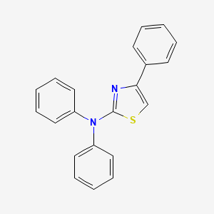 molecular formula C21H16N2S B14714742 N,N,4-Triphenyl-1,3-thiazol-2-amine CAS No. 23353-02-8