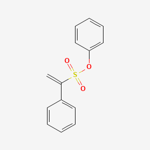molecular formula C14H12O3S B14714746 Phenyl 1-phenylethene-1-sulfonate CAS No. 13719-31-8