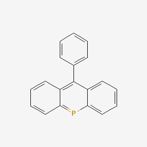 molecular formula C19H13P B14714786 Acridophosphine,10-phenyl- CAS No. 20995-81-7