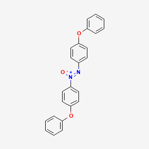 molecular formula C24H18N2O3 B14714793 Bis(4-phenoxyphenyl)diazene 1-oxide CAS No. 15018-23-2