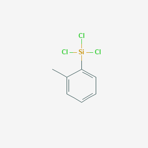 molecular formula C7H7Cl3Si B14714914 Silane, trichloro(2-methylphenyl)- CAS No. 13835-81-9