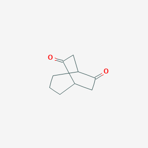 molecular formula C9H12O2 B14714928 Bicyclo[3.2.2]nonane-6,8-dione CAS No. 21173-67-1
