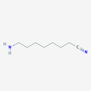 molecular formula C8H16N2 B14714945 8-Aminooctanenitrile CAS No. 22819-92-7