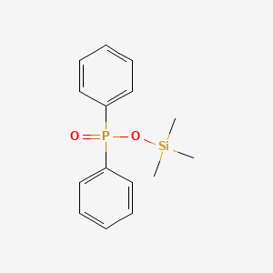 molecular formula C15H19O2PSi B14714950 Trimethylsilyl diphenylphosphinate CAS No. 18789-78-1