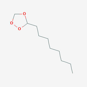 molecular formula C10H20O3 B14714978 3-Octyl-1,2,4-trioxolane CAS No. 20525-37-5