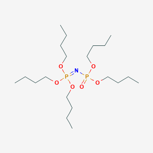 molecular formula C20H45NO6P2 B14714981 Tributyl N-(dibutoxyphosphoryl)phosphorimidate CAS No. 7108-98-7