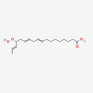 molecular formula C19H32O4 B14715016 Methyl 15-hydroperoxyoctadeca-9,12,16-trienoate CAS No. 14606-85-0