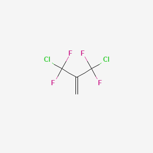 molecular formula C4H2Cl2F4 B14715021 3-Chloro-2-[chloro(difluoro)methyl]-3,3-difluoroprop-1-ene CAS No. 13006-21-8