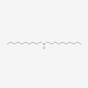 molecular formula C20H42AlCl B14715059 Chloro(didecyl)alumane CAS No. 13488-64-7
