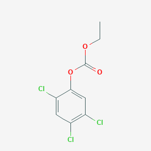 molecular formula C9H7Cl3O3 B14715133 Ethyl (2,4,5-trichlorophenyl) carbonate CAS No. 22876-29-5